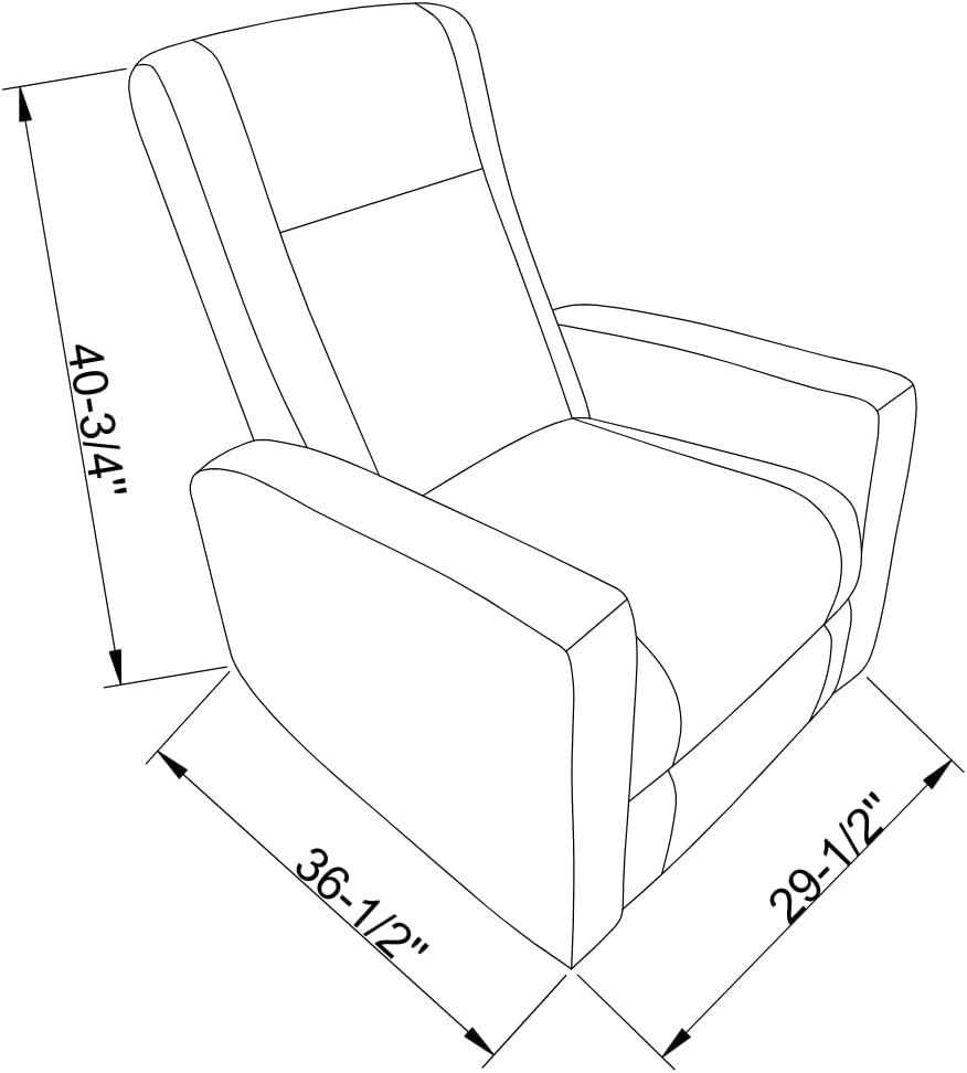 Dream Power Recliner Swivel Glider, Waterproof Performance Fabric, USB-A & USB-C Charger, Silent Electronic Power Recline, Tool Free 2-Step Assembly (Sand)