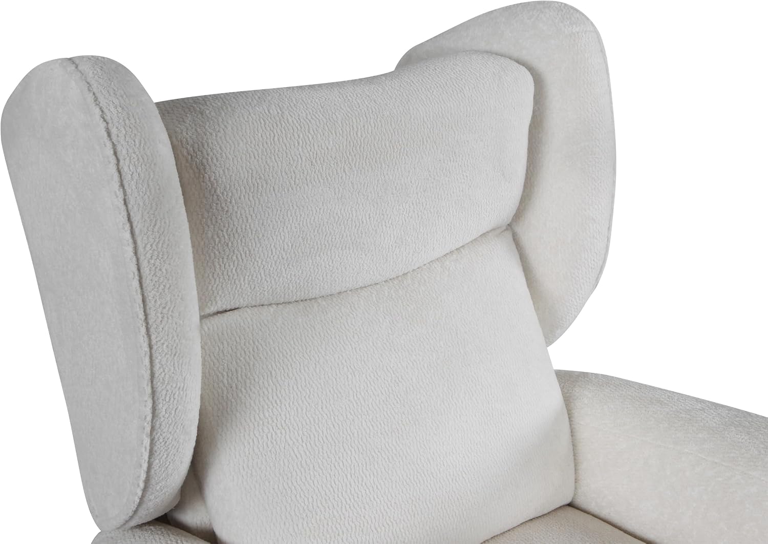 Cloud Nursery Power Swivel Recliner Glider, Electronic Control + USB Charging Port, Ultra-Soft Stain-Resistant Performance Fabric, Full Recline + Adjustable Headrest/Lumbar Support (Ivory)