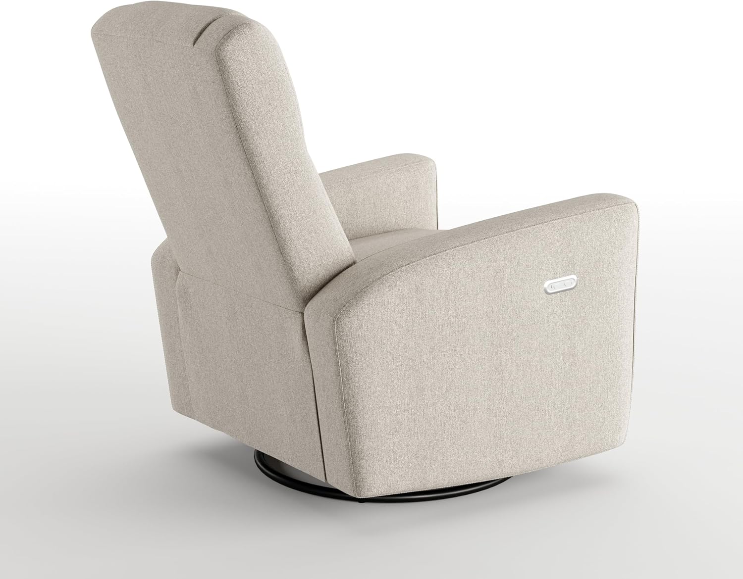 Dream Power Recliner Swivel Glider, Waterproof Performance Fabric, USB-A & USB-C Charger, Silent Electronic Power Recline, Tool Free 2-Step Assembly (Sand)