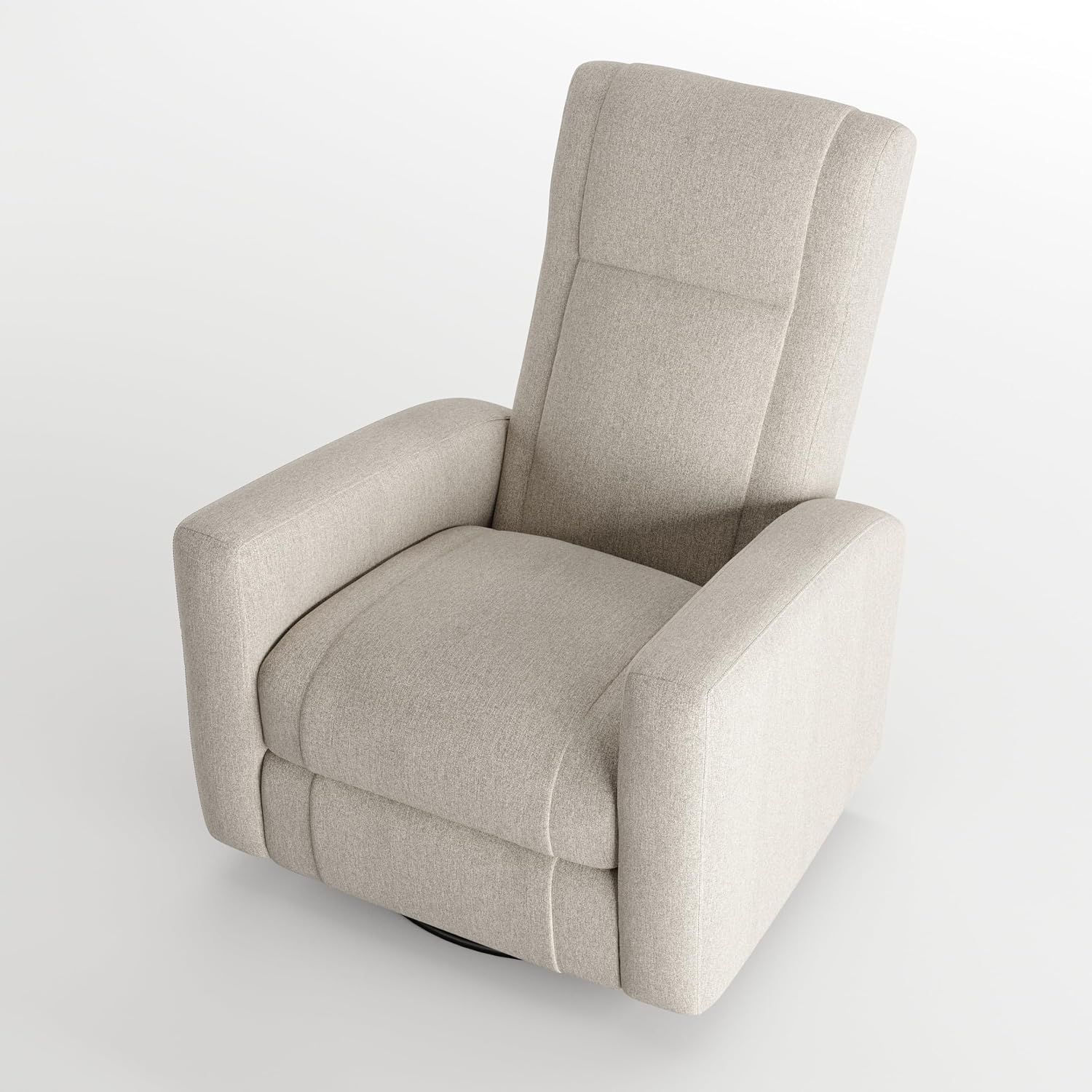 Dream Power Recliner Swivel Glider, Waterproof Performance Fabric, USB-A & USB-C Charger, Silent Electronic Power Recline, Tool Free 2-Step Assembly (Sand)